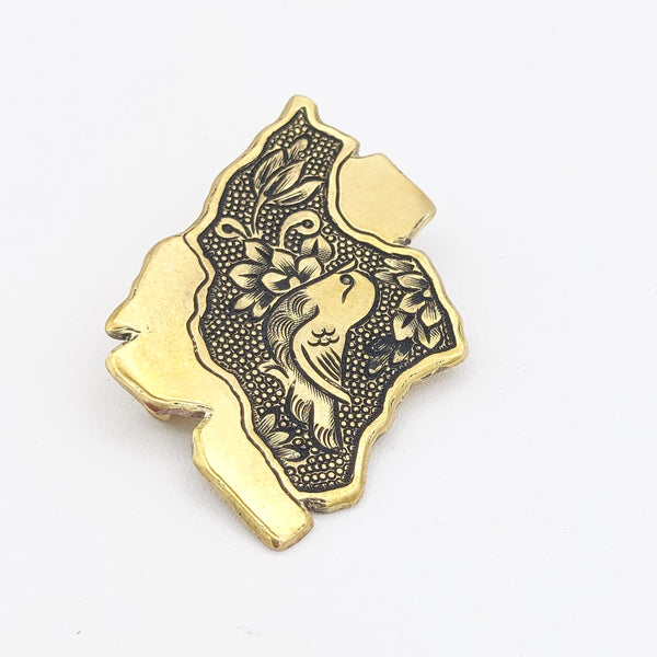 Iran Golo Morgh Handcrafted Brooch