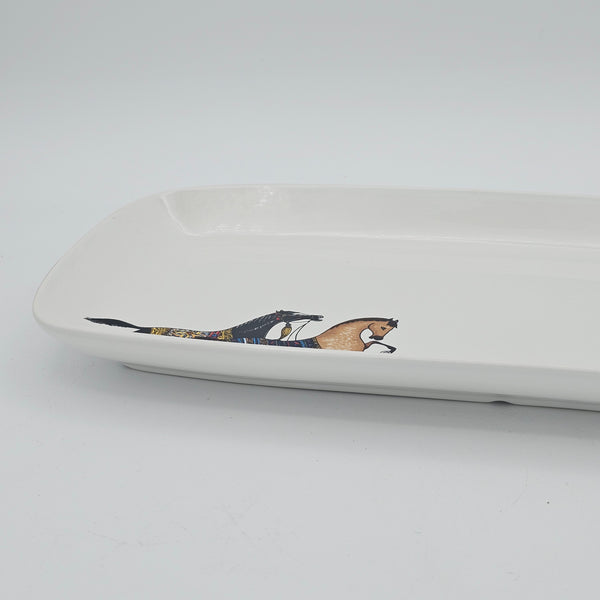 Torkaman Horses Rectangular Dish