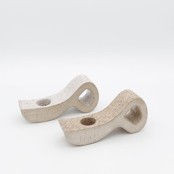 Ceramic Farsi Letters Candle Holder