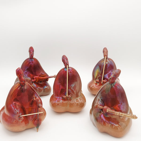 Sufi Instruments Ceramic Sculpture