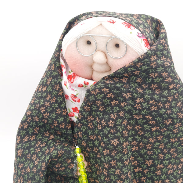 Bibi Gol Wearing Floral Chador