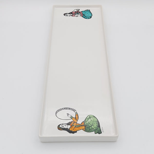 Qajar Musician Ladies Platter