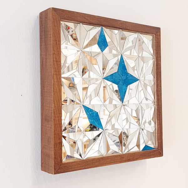 Star Mirror Work Wall Decor