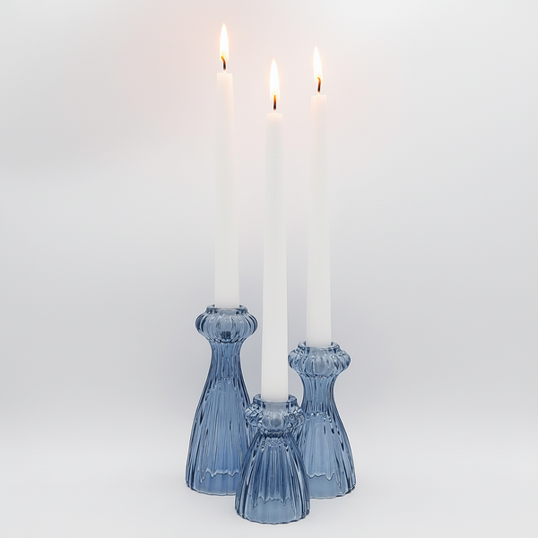 Ornate Glass Candle Holder