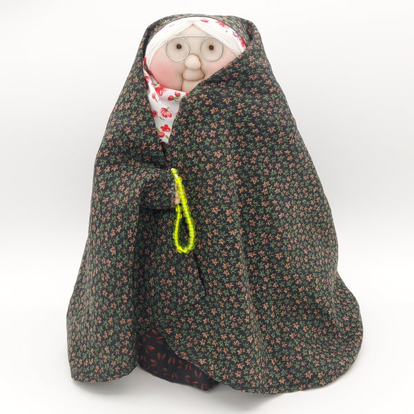 Bibi Gol Wearing Floral Chador