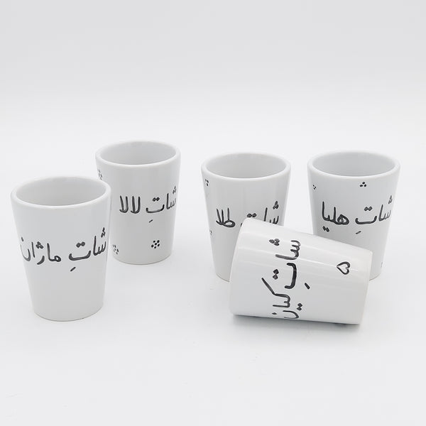 Customized Hand Painted Ceramic Shots