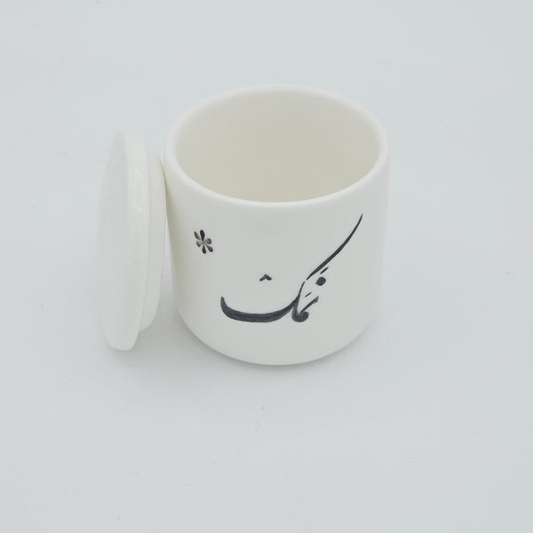 Hand Painted Porcelain Spice Jars