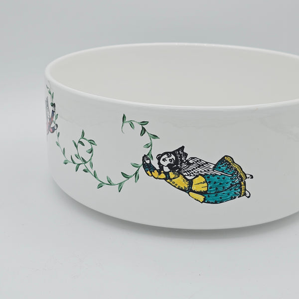 Hand Painted Persian Angel Large Bowl