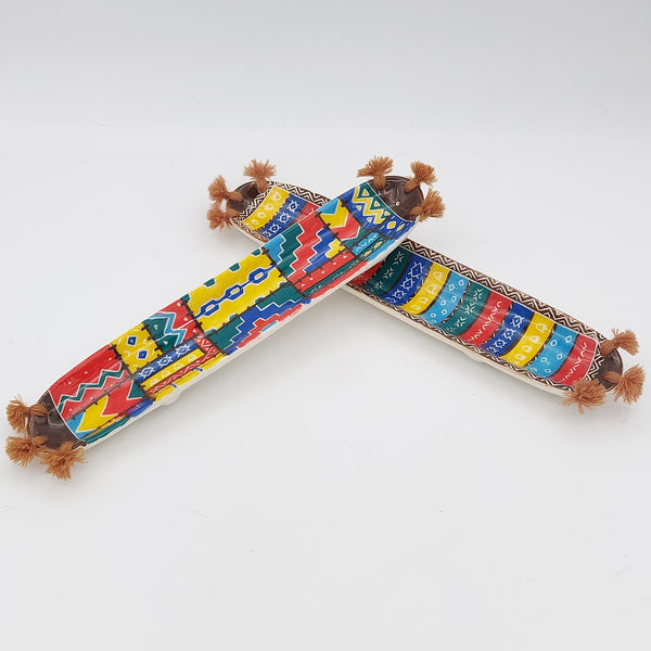 Colorful Geometric-Patterned Incense Holder