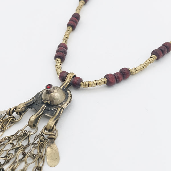 Vintage Necklace with Long Drops