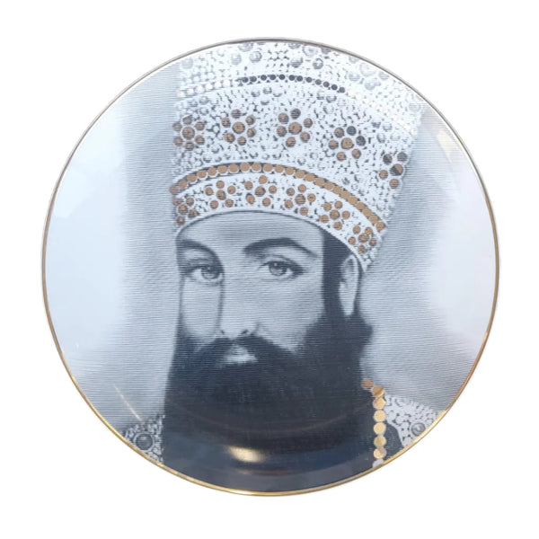 Porcelain Kings Plates with Gold Touches