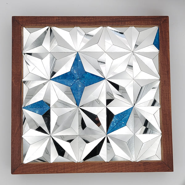 Star Mirror Work Wall Decor