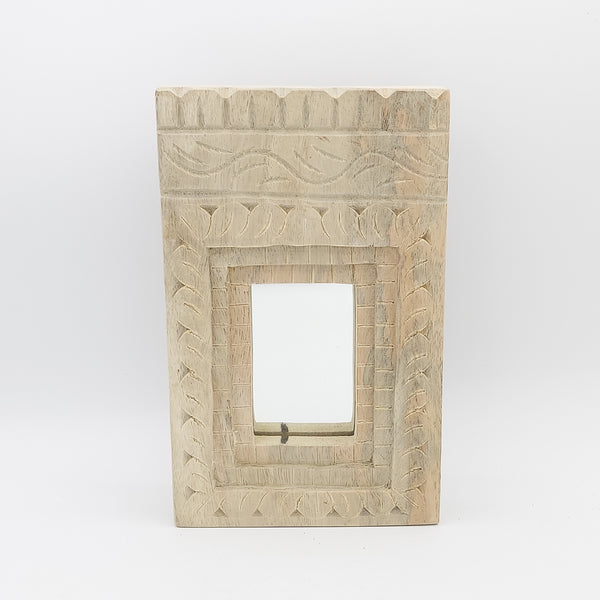 Handmade Vintage Wooden Mirror