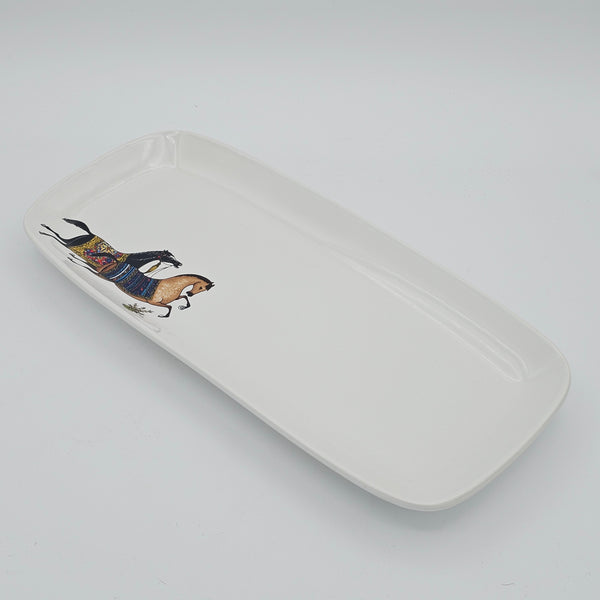 Torkaman Horses Rectangular Dish
