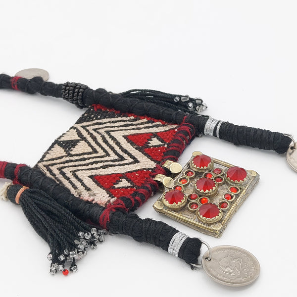 Farahnaz Handmade Vintage Woven Necklace