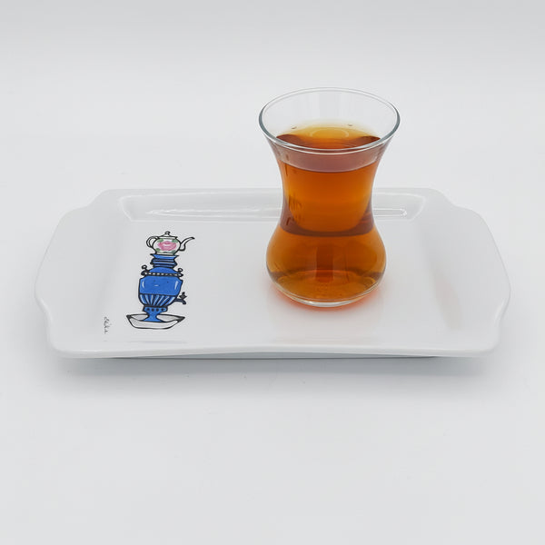 Samavar Tray with Persian Tea Cup