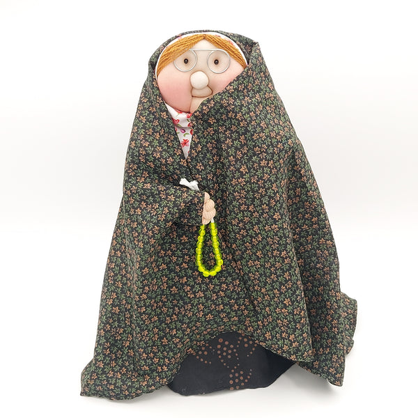 Bibi Gol Wearing Floral Chador