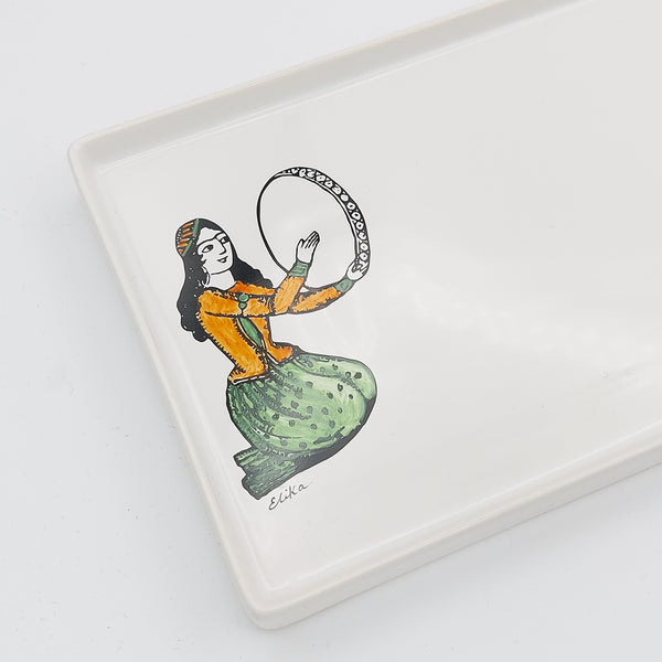 Qajar Musician Ladies Platter