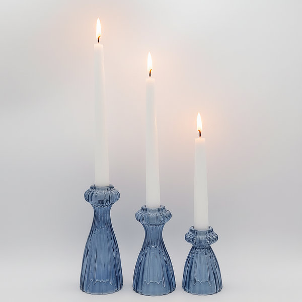 Ornate Glass Candle Holder