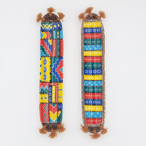 Colorful Geometric-Patterned Incense Holder