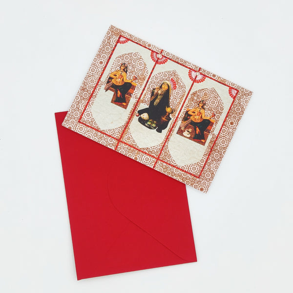 Feast of Femininity Greeting Card