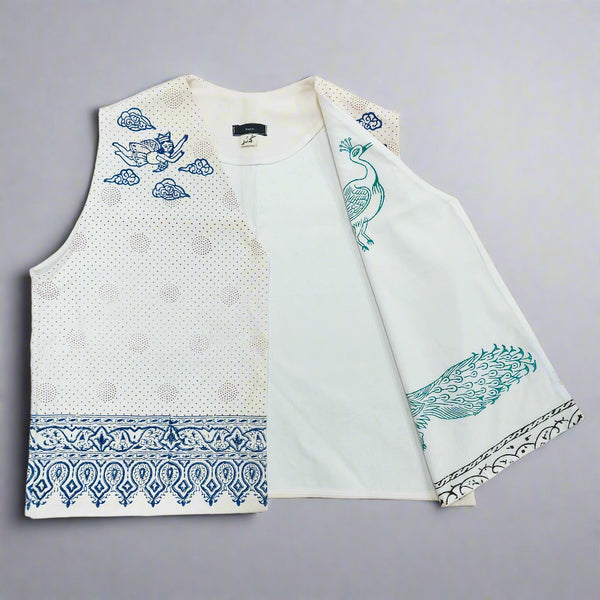 Persian Angel Qalamkari Vest