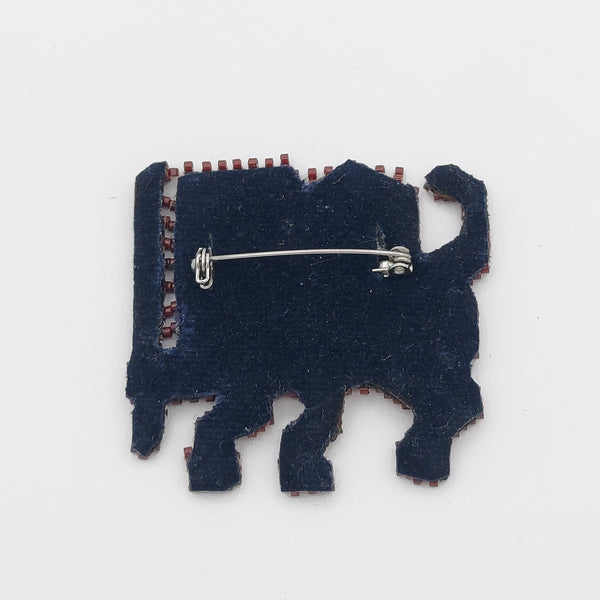 Shir o Khorshid Bead Brooch