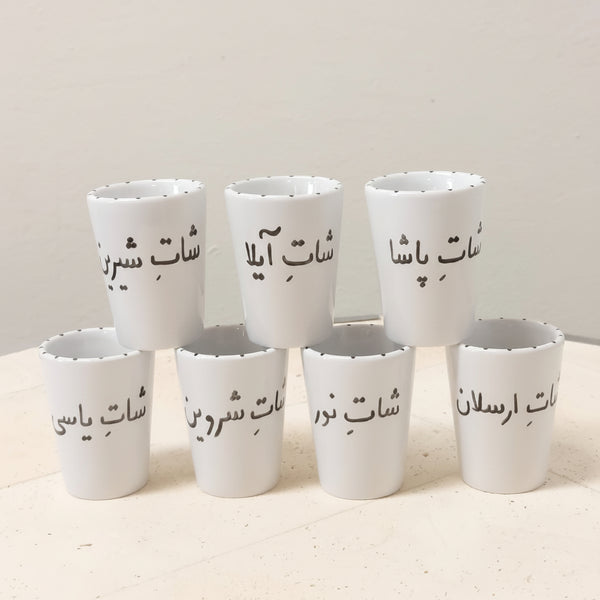 Customized Hand Painted Ceramic Shots
