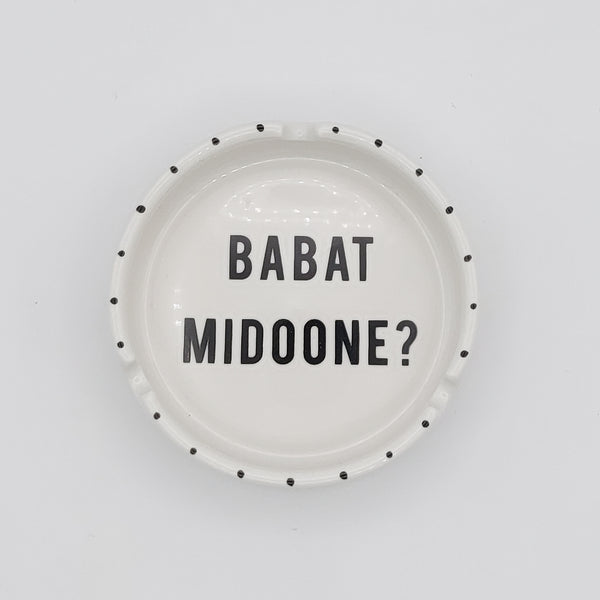 English Babat Midoone Ashtray