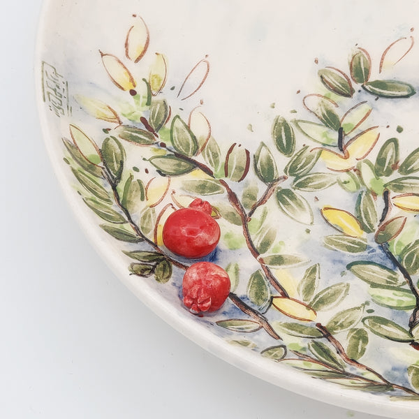 Pomegranate Garden Serving Tray