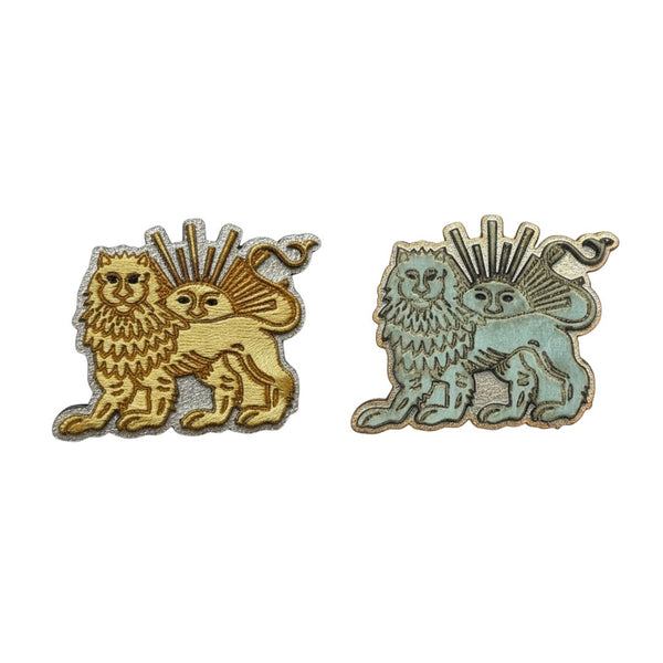 Velvet Lion & Sun Pin