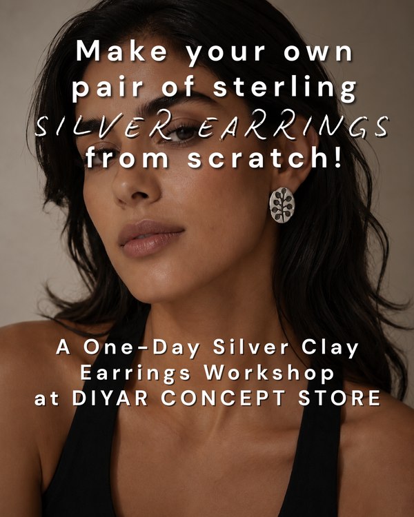Learn to Make Sterling Silver Earrings | A Hands-On Silver Clay Experience at Diyar