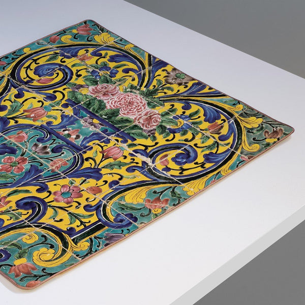 Persian Tile Small Square Tablecloth