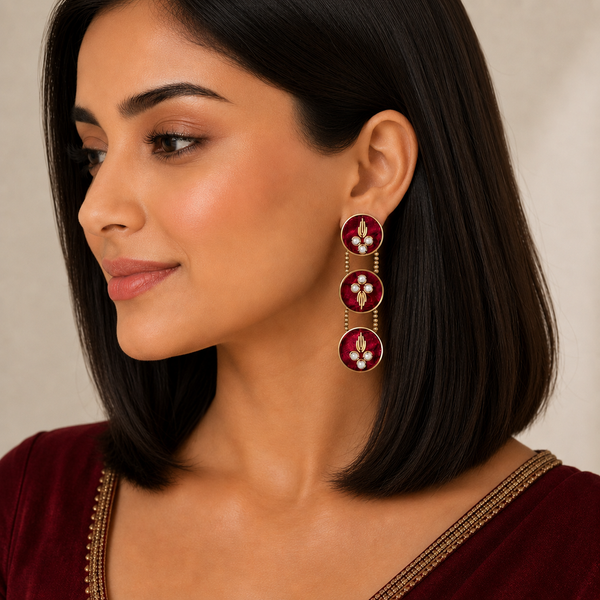Vintage-Inspired Earrings (Medium)