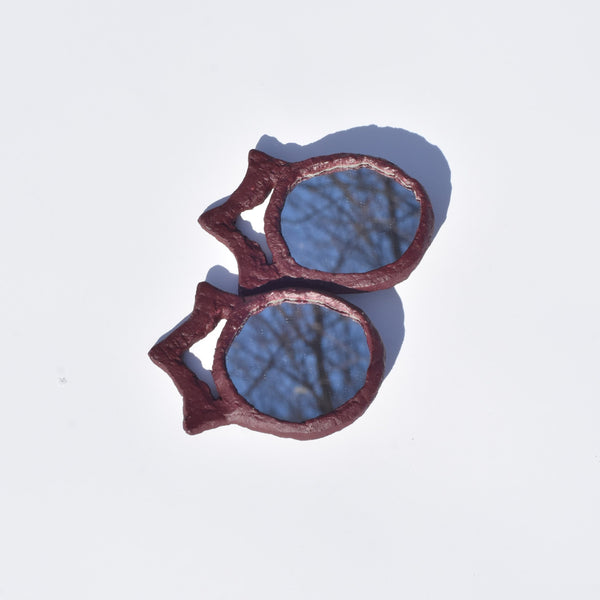 Crown Mirror Earrings