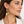 Asymmetrical Leaves Brass Earrings with Agate New