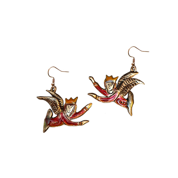 Fereshte hāye Darbar-e Malek Bronze Earrings