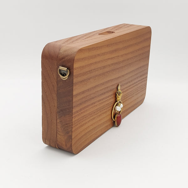 Taaj Wooden Clutch