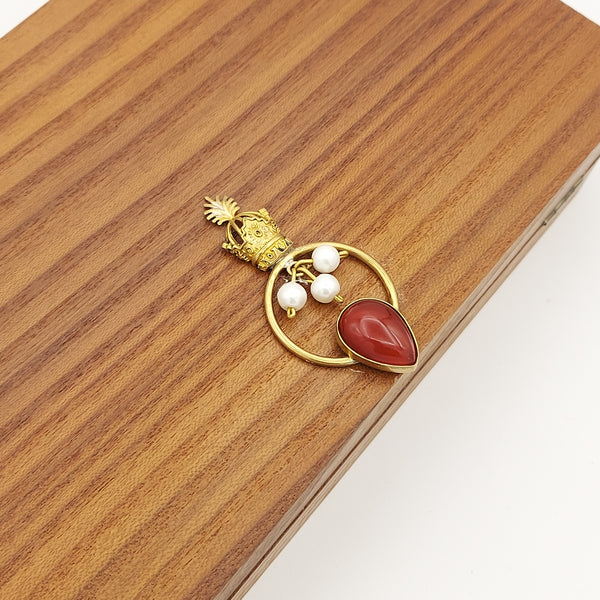 Taaj Wooden Clutch