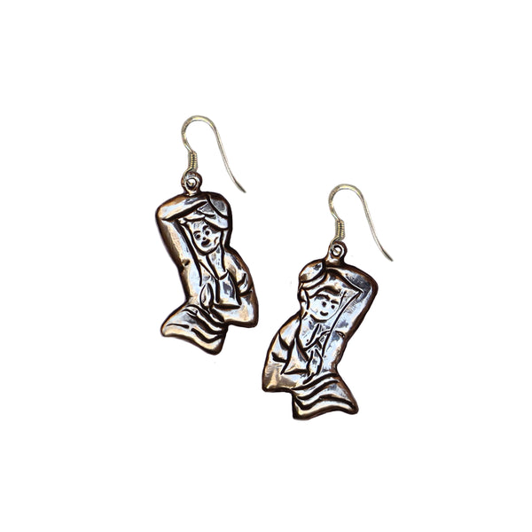 Pichide be Naaz Silver Earrings