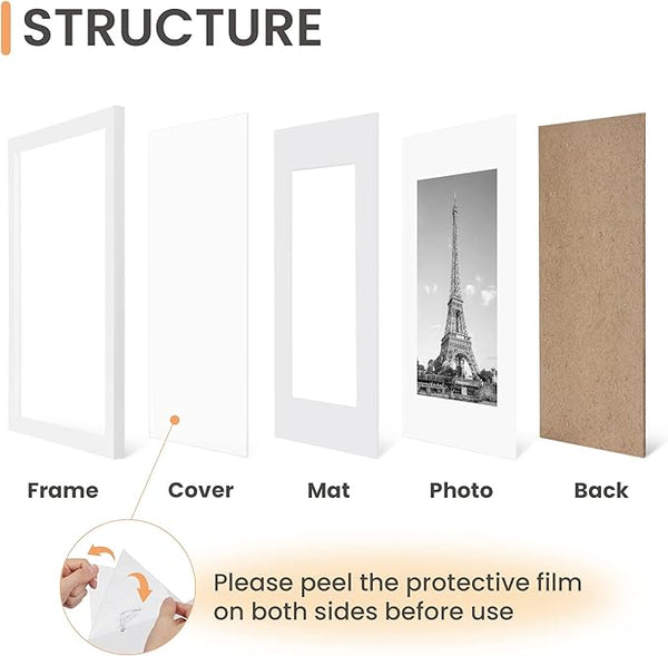 White Frame with mat