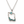 Iran Map Necklace with Crushed Turquoise