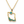 Iran Map Necklace with Crushed Turquoise