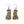 Aniss o Dowlleh Bronze Earrings