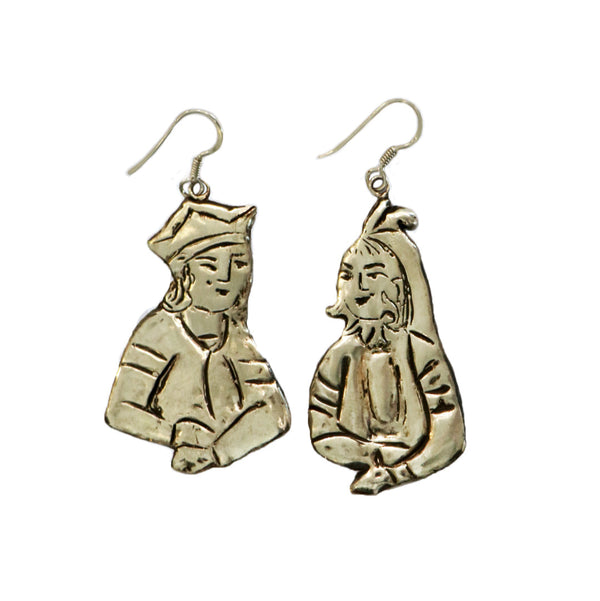 Shahzade Silver Earrings