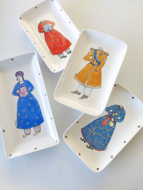 Qajar Man with bowl in hand