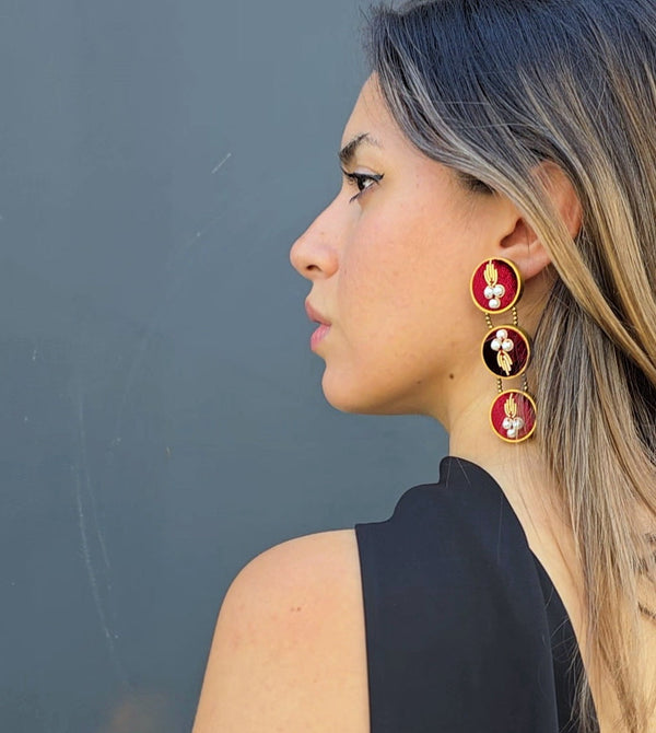 Vintage-Inspired Earrings (Medium)