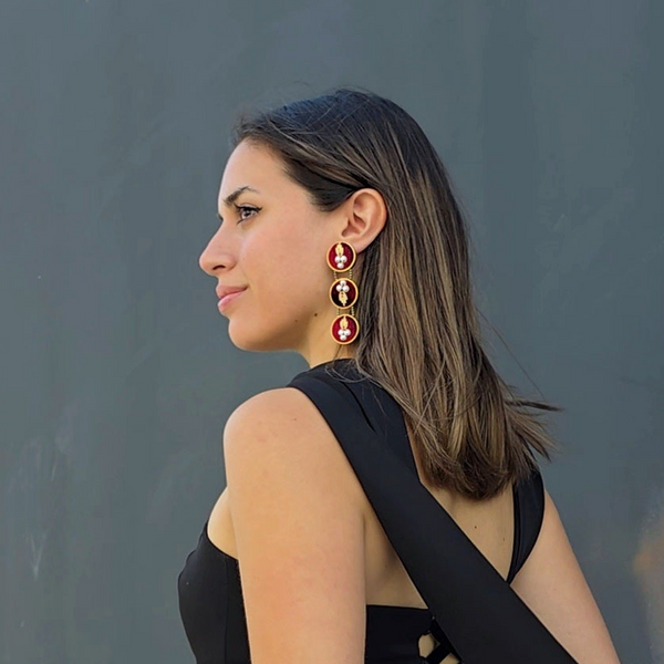 Vintage-Inspired Earrings (Medium)