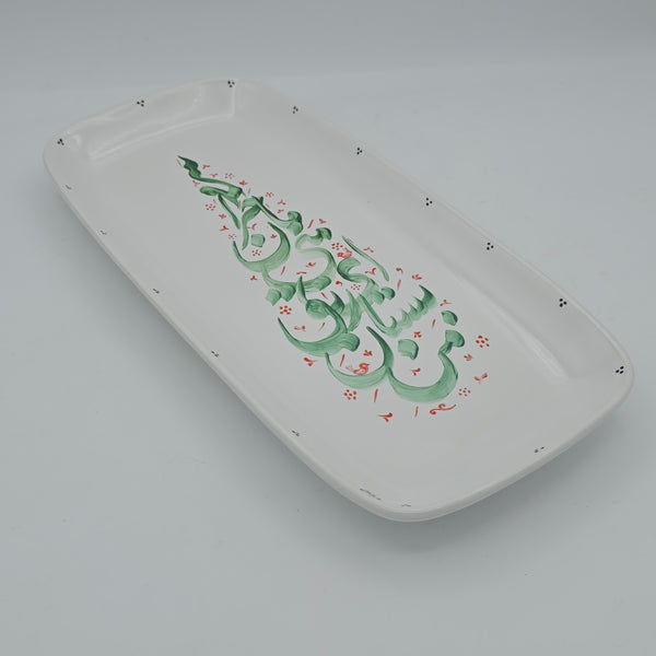 Hand Painted Sarve Kharamaan Rectangular Platter