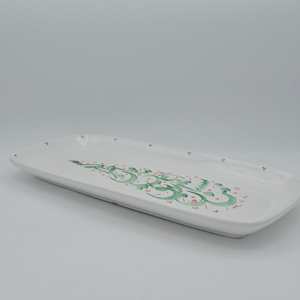 Hand Painted Sarve Kharamaan Rectangular Platter